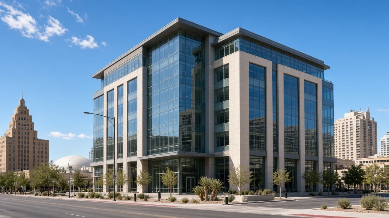 Downtown Las Vegas office building near 400 S 4th St suite 250 b