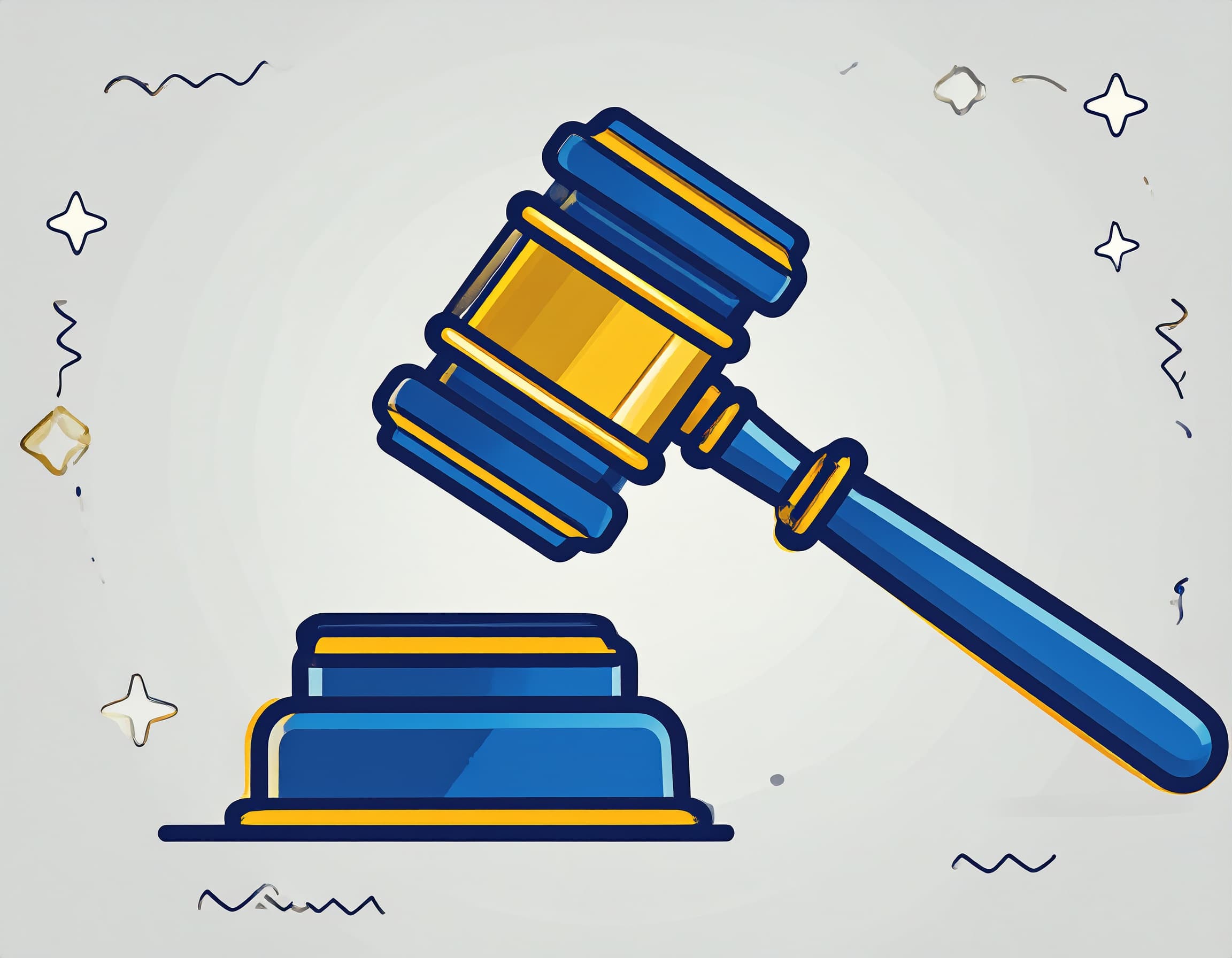 Probate court gavel icon for Clark County court-approved sales