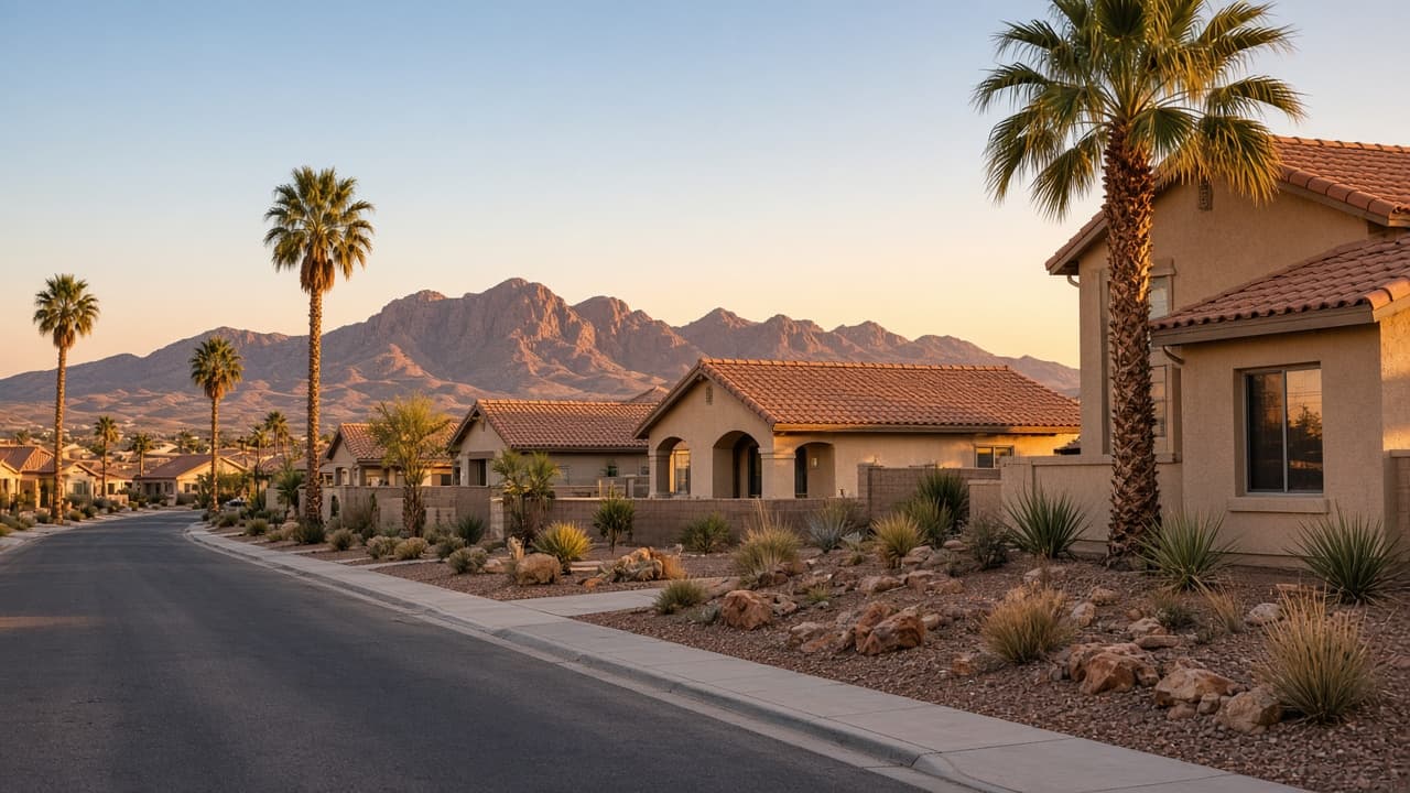 Spring Valley Las Vegas residential street — probate property sales
